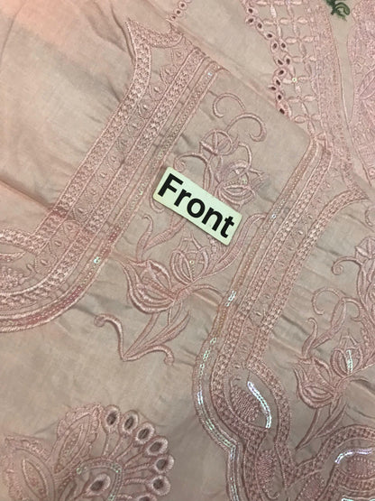 Al Zohaib Luxury Lawn Eid Collection – Embroidered 3PC Suit with Organza Dupatta